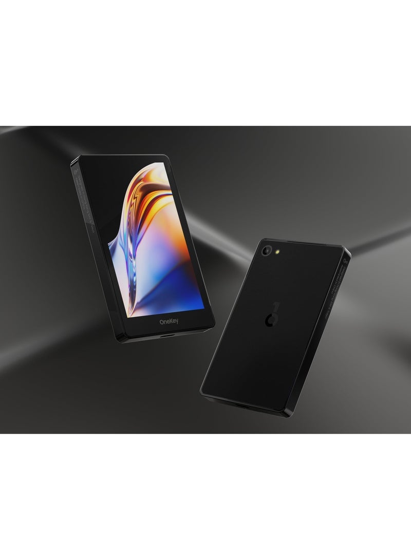 OneKey Pro hardware wallet| Crypto Cold Wallet – Air-gapped, Offline Keys, 4× EAL6+ Secure Elements, 3.5" Touchscreen, Fingerprint Unlock, Bluetooth/USB-C, Supports 10,000+ Coins & NFTs - Image 4